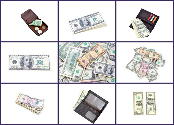 collage de dinero americano
 - Foto, Imagen