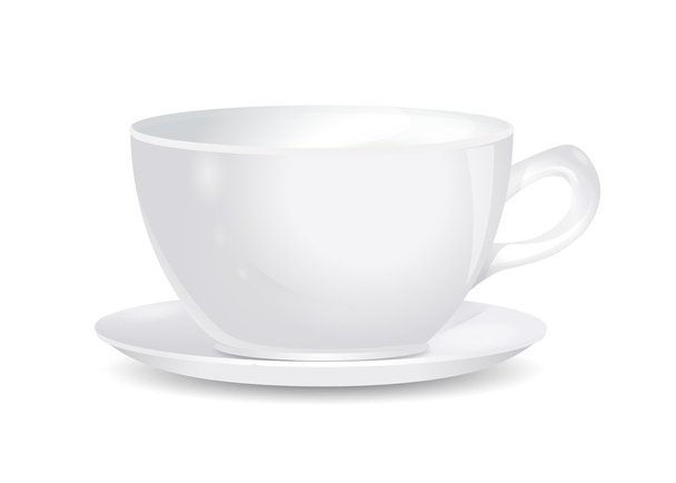 Realistic illustration of cup of hot drink - Vektor, obrázek