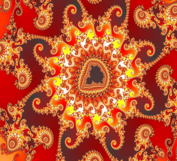 fraktale wiruje spirale - Zdjęcie, obraz