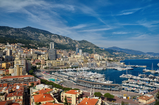 Krajobraz w Monte Carlo, Monako - Zdjęcie, obraz