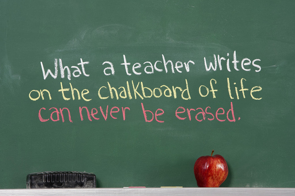 Inspirational phrase for teacher appreciation - Photo, Image