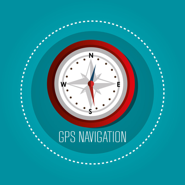 design de navegação gps
 - Vetor, Imagem