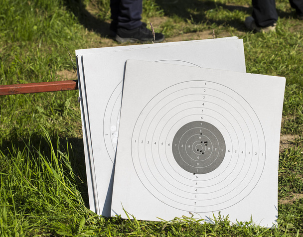 Used paper targets - Photo, Image