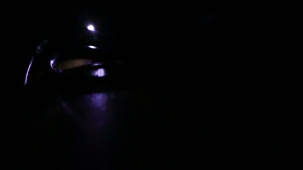 Lumière de transfert de données la nuit
 - Séquence, vidéo