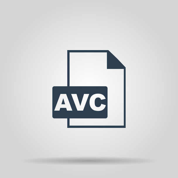 Avc のアイコン。デザインのベクトルの概念図 - ベクター画像