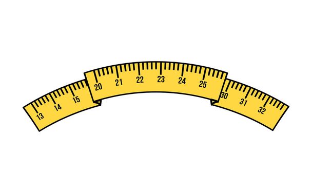 tape measure isolated icon design - Vector, Image