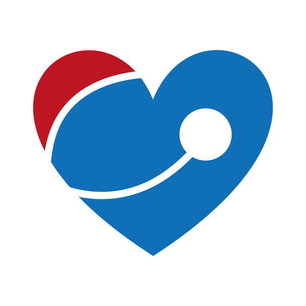 Símbolo del corazón saludable diseño icono aislado
 - Vector, Imagen