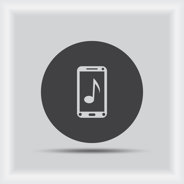 Icona del telefono cellulare in mano
 - Vettoriali, immagini