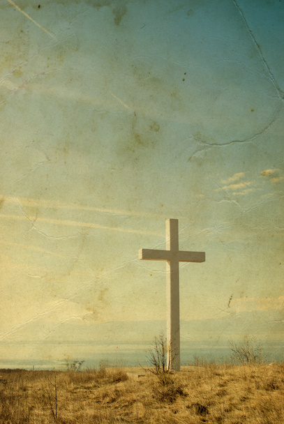 Vintage Kruis achtergrond - Foto, afbeelding