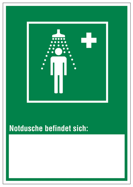 Mentési jelek ikonra exit sürgősségi biztonsági zuhany - Vektor, kép
