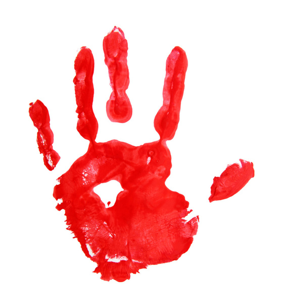 Kid's hand printed - Φωτογραφία, εικόνα