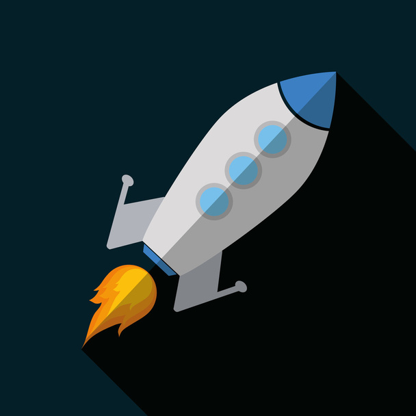 Ikony designu raketa - Vektor, obrázek