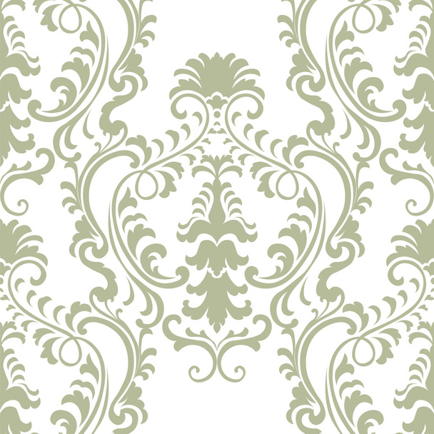Vektor klassischen floralen Damast barocken Ornament Musterelement - Vektor, Bild