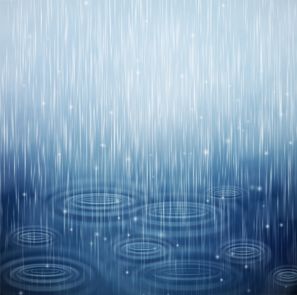 un día lluvioso - Vector, Imagen