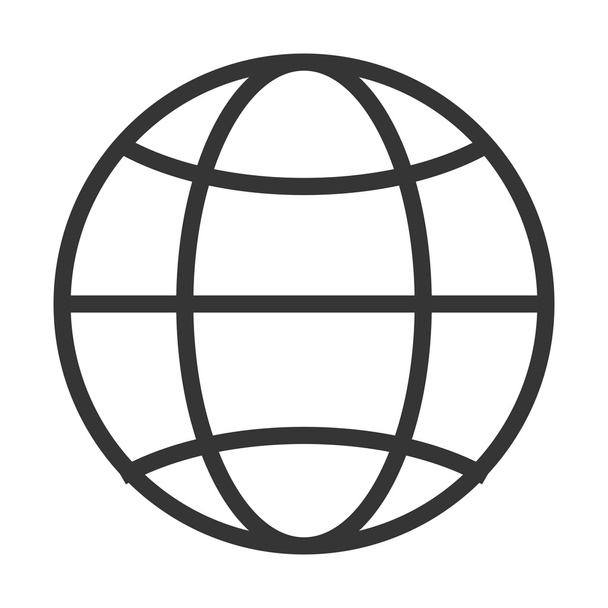 地球世界図 - ベクター画像