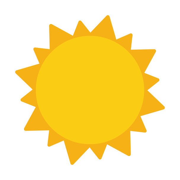 icono de sol amarillo magnificación icono de diseño
 - Vector, Imagen