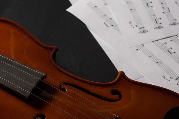 Conceito de violino antigo
 - Foto, Imagem