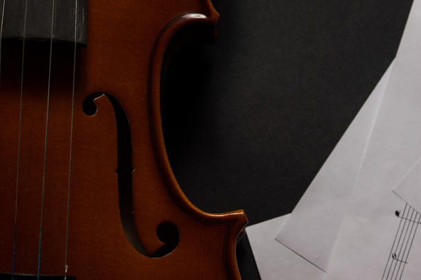 Antiguo concepto de violín
 - Foto, imagen