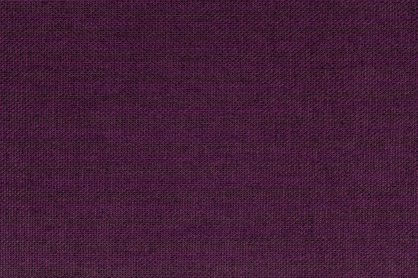 Ciemny bordowy, purpurowy tło z materiału włókienniczego. Tkanina o naturalnej fakturze. Tło. - Zdjęcie, obraz