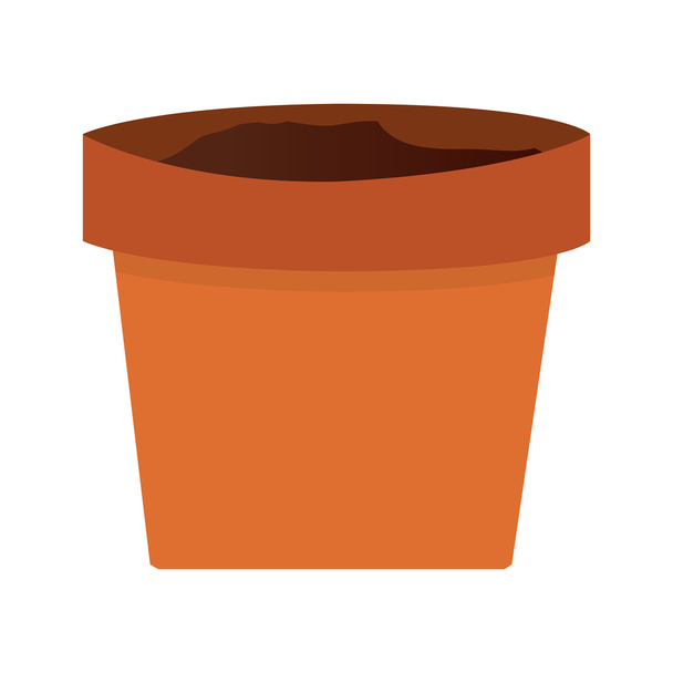 clay plant pot - Vector, Image