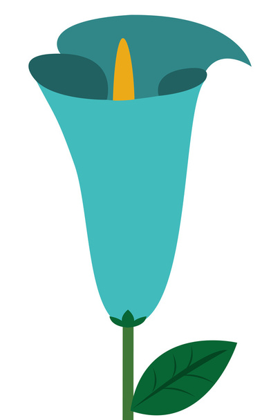 icona del fiore di calla lilly
 - Vettoriali, immagini