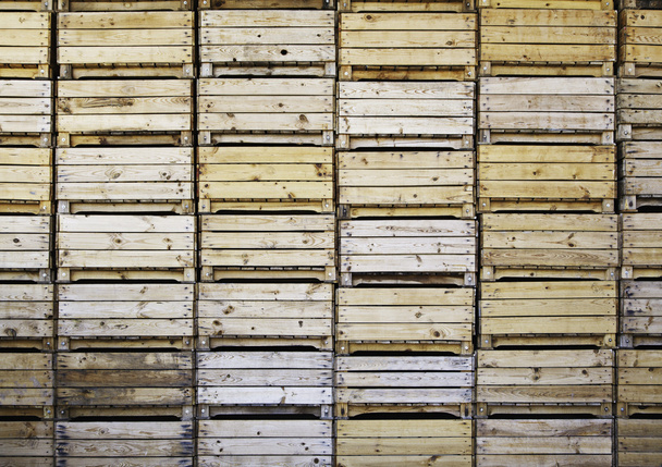 Caixas de madeira para frutas
 - Foto, Imagem