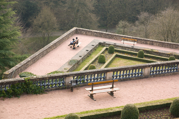 petrusse park terrassen, luxemburg city - Foto, Bild