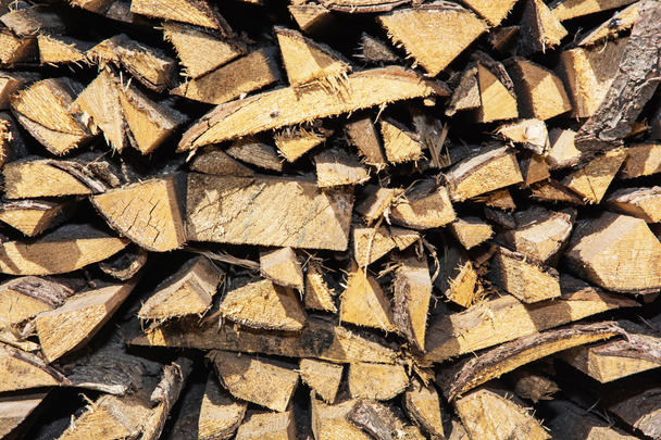 Fondo de troncos de madera amarillos
 - Foto, Imagen