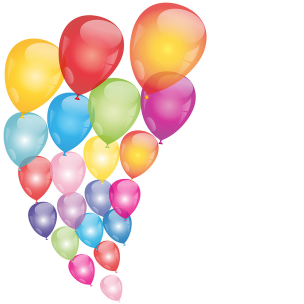 Luftballon, Hintergrund, balon arka plan - Vektör, Görsel