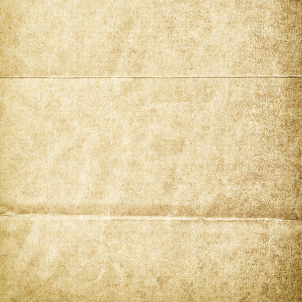 Folded grungy manchado papel velho
 - Foto, Imagem
