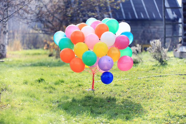 Υφή της πολύχρωμα μπαλόνια - Φωτογραφία, εικόνα