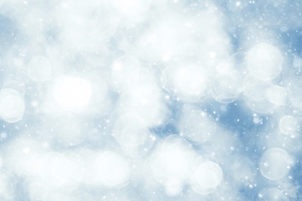 silvery blue highlights snow rain - Фото, зображення
