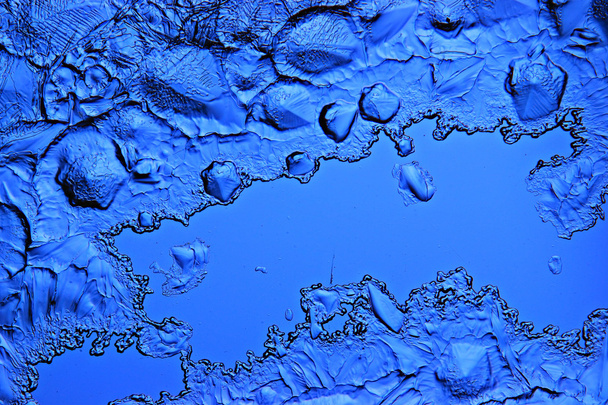 Blue ice texture - Valokuva, kuva