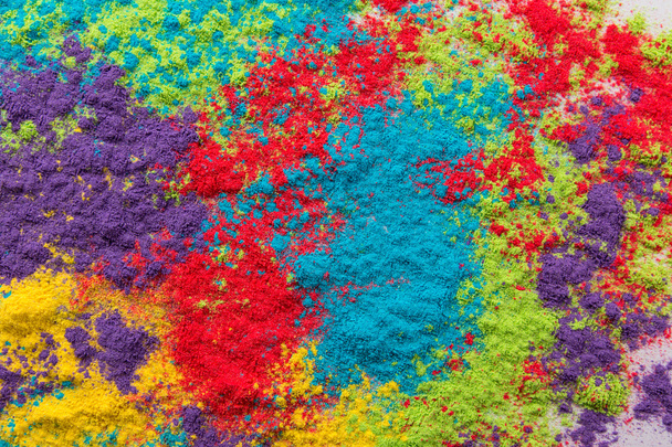 Colored powder, abstract background. - Zdjęcie, obraz