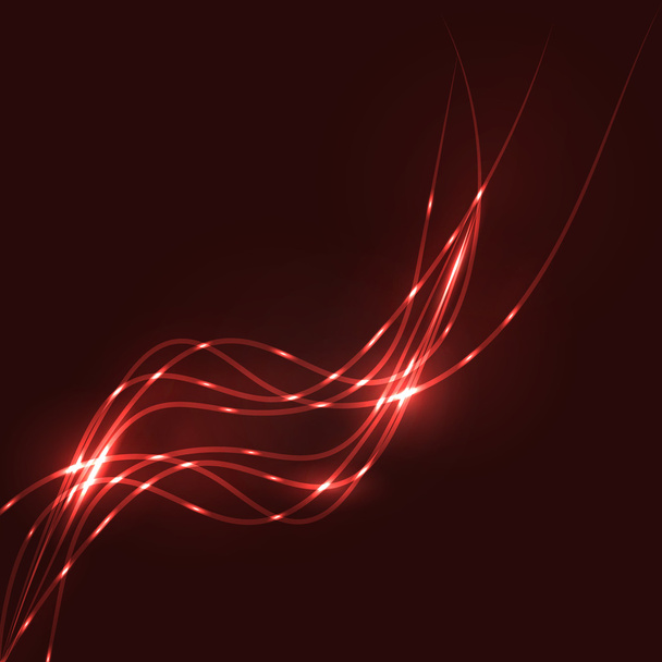 абстрактний фон червоних хвиль
 - Вектор, зображення