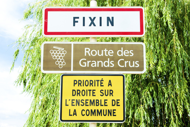 διαδρομή του κρασιού, fixin, Μπορντό, Γαλλία - Φωτογραφία, εικόνα