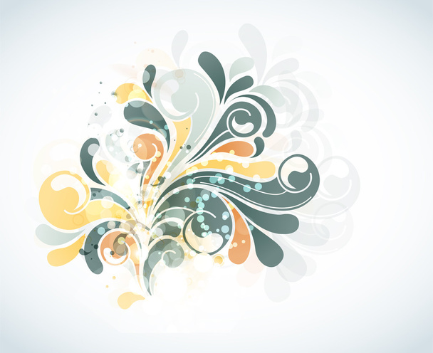 Abstract swirls background - Vektor, obrázek