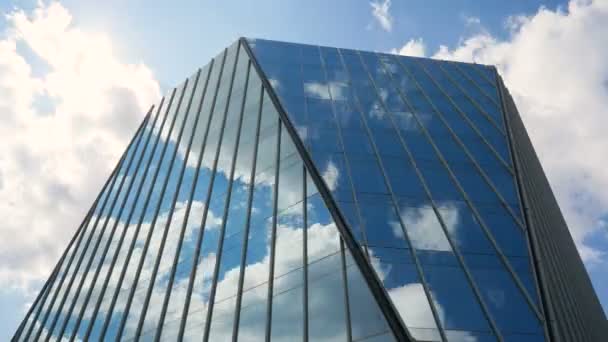 Biuro budynek drapacz chmur - Materiał filmowy, wideo