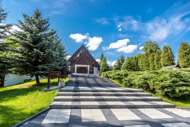 drewna kościół Tvrdosin w środkowej Słowacji - Zdjęcie, obraz
