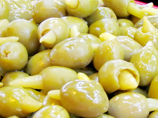  Tel Aviv pickled olives with peppers 2012 - Photo, Image