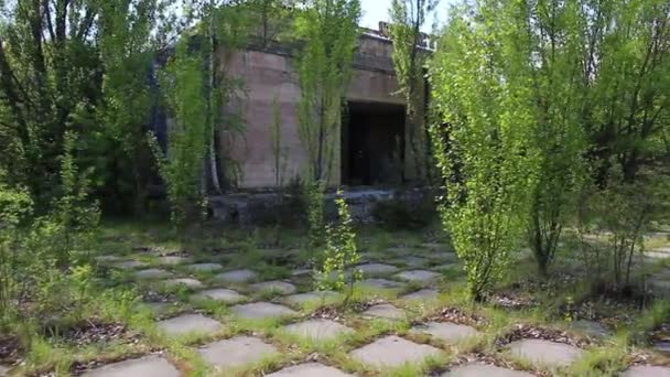 Pripyat. Cine Prometeo. vista aérea
 - Metraje, vídeo