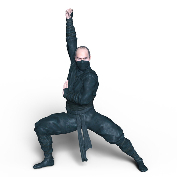 3D CG rendering of a ninja - Фото, зображення