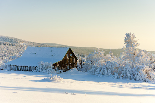 Гори Орлике взимку, Чехія. - Фото, зображення