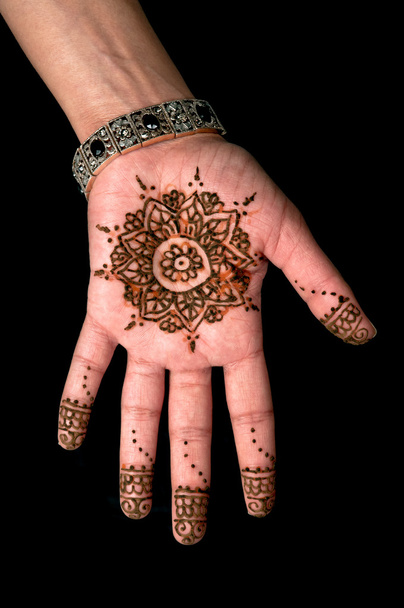 henna body artu - mehendi tatuaż - 01 - Zdjęcie, obraz