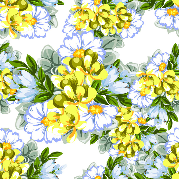flower pattern background - Вектор,изображение