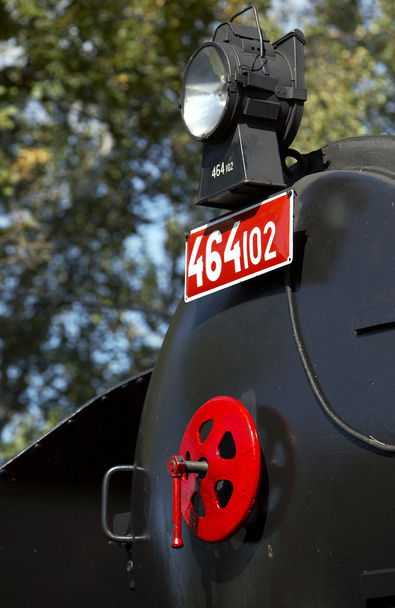 Detail of steam locomotive (464.102), Knezeves, Czech Republic - Photo, Image
