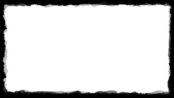Cadre de bordure unique noir et blanc 03
 - Photo, image