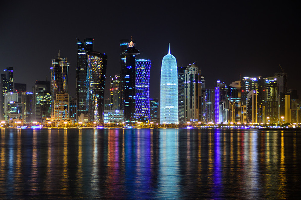 Doha, カタールのスカイライン - 写真・画像