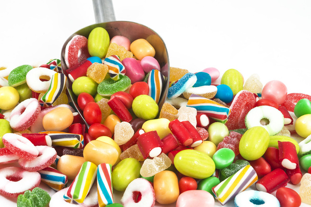 Candies in white background - Photo, Image
