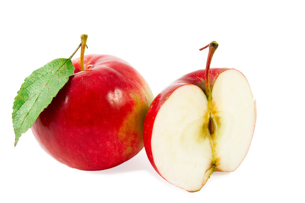 Red apple and a half - Zdjęcie, obraz